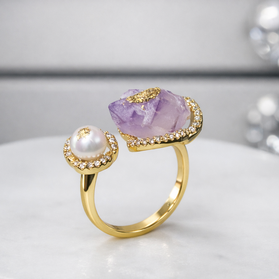 Bague Améthyste Céleste