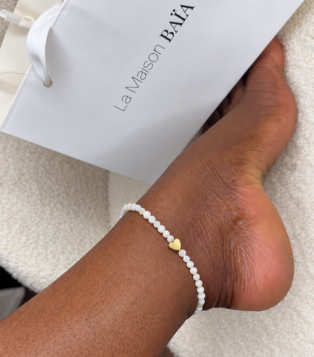 AMAYA — Bijou de cheville en nacre