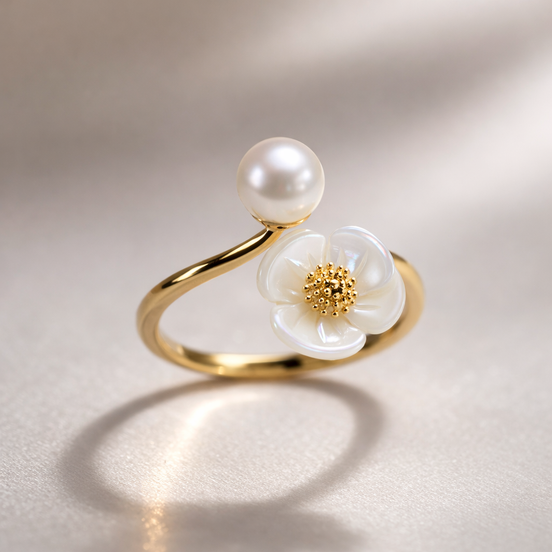 Bague Fleur de Nacre