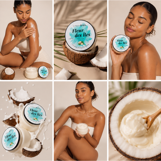 Fleur des Îles – Chantilly Exotique & Satinée