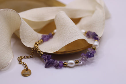Bracelet améthyste